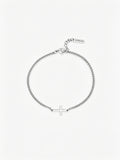 CROSS BRACELET | SILVER