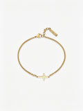 CROSS BRACELET | 18K Gold