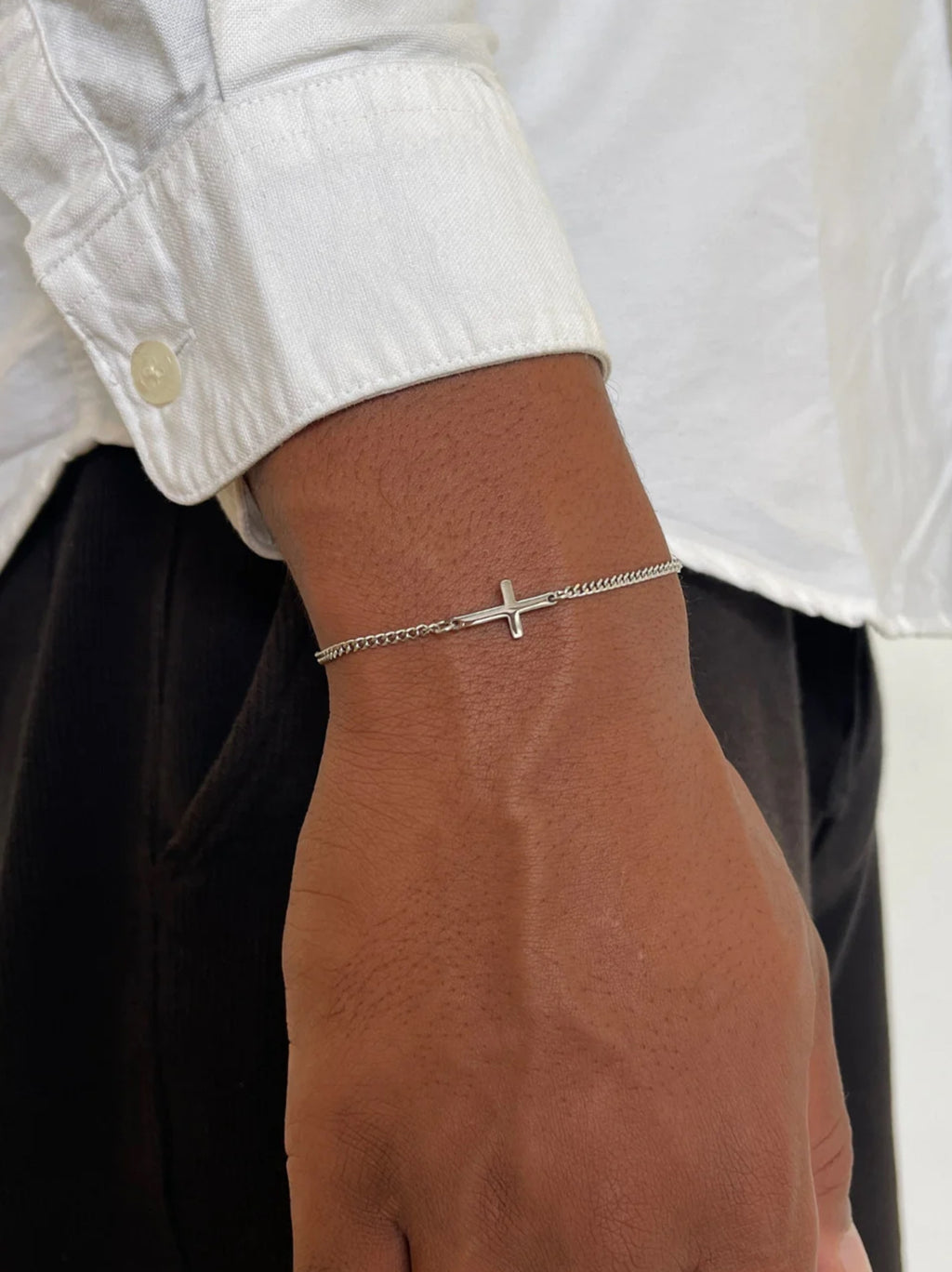 CROSS BRACELET | SILVER