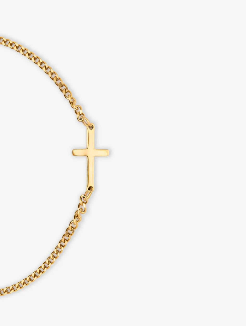 CROSS BRACELET | 18K Gold