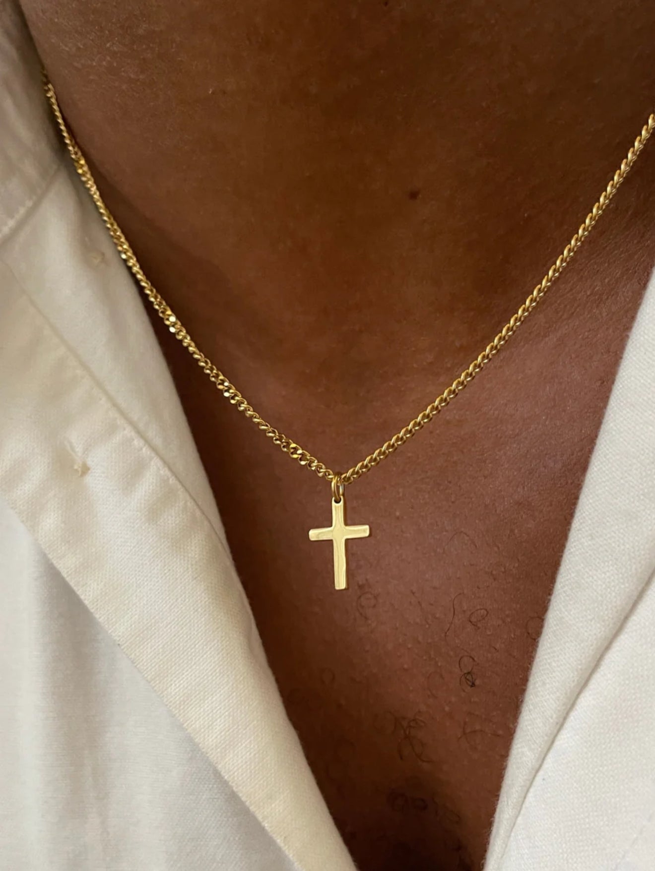 CROSS CHAIN | 18K Gold